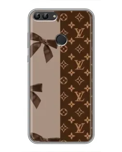 Чехол для Huawei P Smart (Enjoy 7s, FIG-LA1) с картинкой «Louis Vuitton — банты»