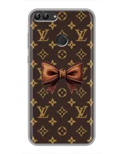 Чехол для Huawei P Smart (Enjoy 7s, FIG-LA1) с картинкой «LV с бантом»