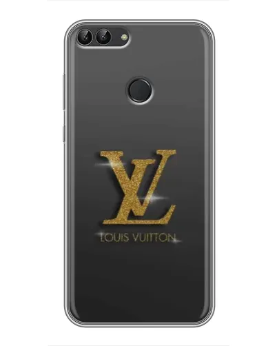 Чехол для Huawei P Smart (Enjoy 7s, FIG-LA1) с картинкой «Градиент Louis Vuitton»