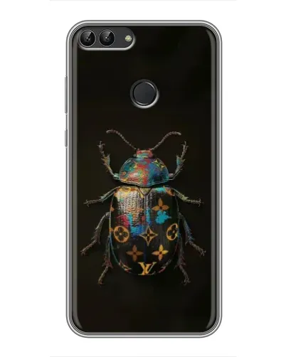 Чехол для Huawei P Smart (Enjoy 7s, FIG-LA1) с картинкой «LV — мраморный принт»