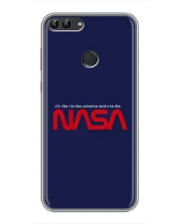 Чехол для Huawei P Smart (Enjoy 7s, FIG-LA1) с картинкой «NASA — глубокий космос»
