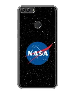 Чехол для Huawei P Smart (Enjoy 7s, FIG-LA1) с картинкой «NASA — звездное небо»