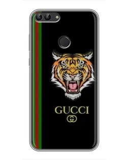 Чохол для Huawei P Smart (Enjoy 7s, FIG-LA1) з картинкою «Тигр Gucci»
