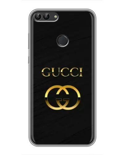 Чехол для Huawei P Smart (Enjoy 7s, FIG-LA1) с картинкой «Золотой логотип Gucci» Чехол для Huawei P Smart (Enjoy 7s, FIG-LA1) с картинкой «Золотой логотип Gucci»
