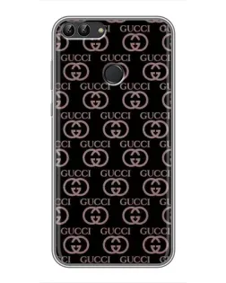 Чехол для Huawei P Smart (Enjoy 7s, FIG-LA1) с картинкой «Классическая монограмма Gucci» Чехол для Huawei P Smart (Enjoy 7s, FIG-LA1) с картинкой «Классическая монограмма Gucci»