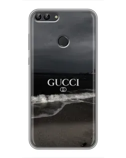 Чехол для Huawei P Smart (Enjoy 7s, FIG-LA1) с картинкой «Gucci — морской прибой» Чехол для Huawei P Smart (Enjoy 7s, FIG-LA1) с картинкой «Gucci — морской прибой»