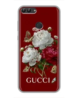 Чехол для Huawei P Smart (Enjoy 7s, FIG-LA1) с картинкой «Gucci — сад» Чехол для Huawei P Smart (Enjoy 7s, FIG-LA1) с картинкой «Gucci — сад»