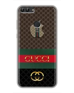 Чехол для Huawei P Smart (Enjoy 7s, FIG-LA1) с картинкой «Gucci — брендированный десерт» Чехол для Huawei P Smart (Enjoy 7s, FIG-LA1) с картинкой «Gucci — брендированный десерт»