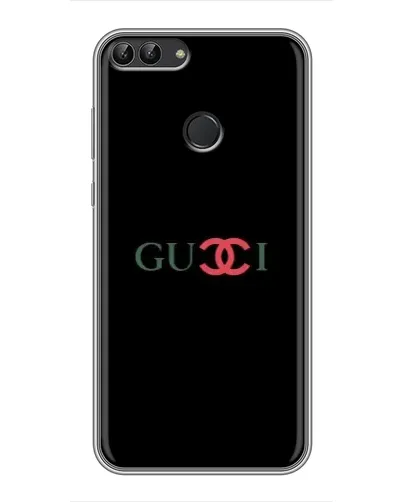 Чехол для Huawei P Smart (Enjoy 7s, FIG-LA1) с картинкой «Gucci — красный градиент» Чехол для Huawei P Smart (Enjoy 7s, FIG-LA1) с картинкой «Gucci — красный градиент»