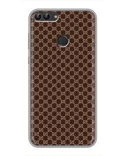 Чехол для Huawei P Smart (Enjoy 7s, FIG-LA1) с картинкой «Gucci — шоколадная сетка» Чехол для Huawei P Smart (Enjoy 7s, FIG-LA1) с картинкой «Gucci — шоколадная сетка»