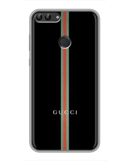 Чехол для Huawei P Smart (Enjoy 7s, FIG-LA1) с картинкой «Gucci — строгая линия» Чехол для Huawei P Smart (Enjoy 7s, FIG-LA1) с картинкой «Gucci — строгая линия»