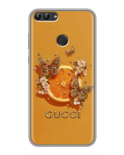 Чехол для Huawei P Smart (Enjoy 7s, FIG-LA1) с картинкой «Gucci — золотые бабочки» Чехол для Huawei P Smart (Enjoy 7s, FIG-LA1) с картинкой «Gucci — золотые бабочки»