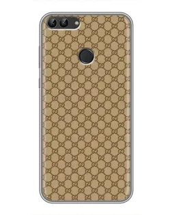 Чехол для Huawei P Smart (Enjoy 7s, FIG-LA1) с картинкой «Gucci — классический беж» Чехол для Huawei P Smart (Enjoy 7s, FIG-LA1) с картинкой «Gucci — классический беж»