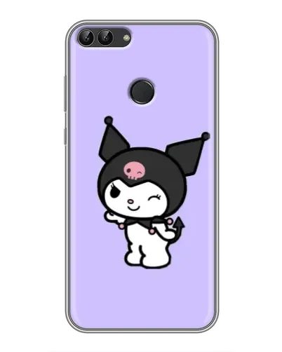 Чехол для Huawei P Smart (Enjoy 7s, FIG-LA1) с картинкой «Классическая Kuromi»