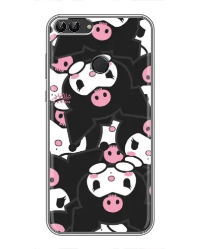 Чехол для Huawei P Smart (Enjoy 7s, FIG-LA1) с картинкой «Паттерн голов Куроми»