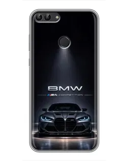 Чохол для Huawei P Smart (Enjoy 7s, FIG-LA1) з картинкою «BMW крізь нічне місто» Чохол для Huawei P Smart (Enjoy 7s, FIG-LA1) з картинкою «BMW крізь нічне місто»