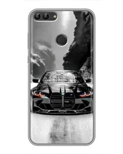 Чохол для Huawei P Smart (Enjoy 7s, FIG-LA1) з картинкою «BMW — акварельний дрифт» Чохол для Huawei P Smart (Enjoy 7s, FIG-LA1) з картинкою «BMW — акварельний дрифт»