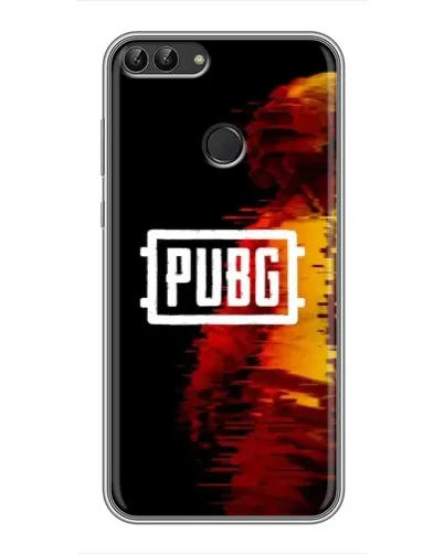 Чохол для Huawei P Smart (Enjoy 7s, FIG-LA1) з картинкою «Яскравий логотип PUBG»