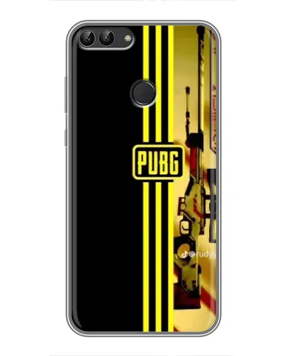 Чохол для Huawei P Smart (Enjoy 7s, FIG-LA1) з картинкою «PUBG — камуфляжний шолом»