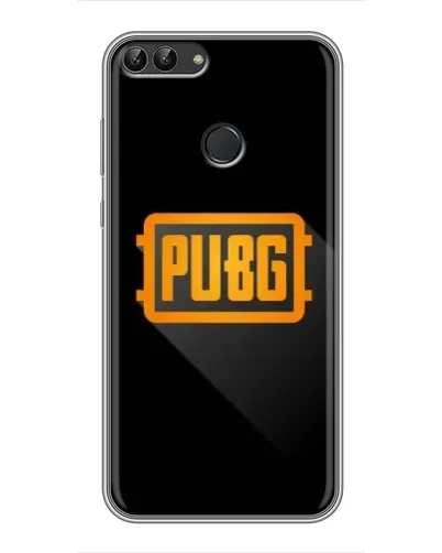 Чохол для Huawei P Smart (Enjoy 7s, FIG-LA1) з картинкою «PUBG — рамка лого»