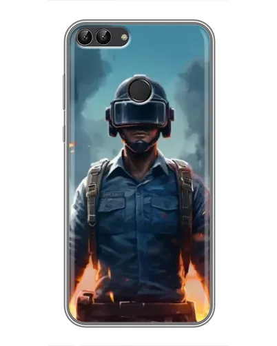 Чохол для Huawei P Smart (Enjoy 7s, FIG-LA1) з картинкою «PUBG — реалістичний герой»