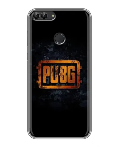 Чохол для Huawei P Smart (Enjoy 7s, FIG-LA1) з картинкою «PUBG — золотий логотип»