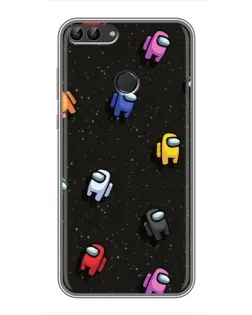 Чохол для Huawei P Smart (Enjoy 7s, FIG-LA1) з картинкою «Космічний патерн Among Us» Чохол для Huawei P Smart (Enjoy 7s, FIG-LA1) з картинкою «Космічний патерн Among Us»