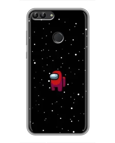 Чохол для Huawei P Smart (Enjoy 7s, FIG-LA1) з картинкою «Червоний Among Us»