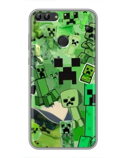 Чохол для Huawei P Smart (Enjoy 7s, FIG-LA1) з картинкою «Кріпери Minecraft» Чохол для Huawei P Smart (Enjoy 7s, FIG-LA1) з картинкою «Кріпери Minecraft»