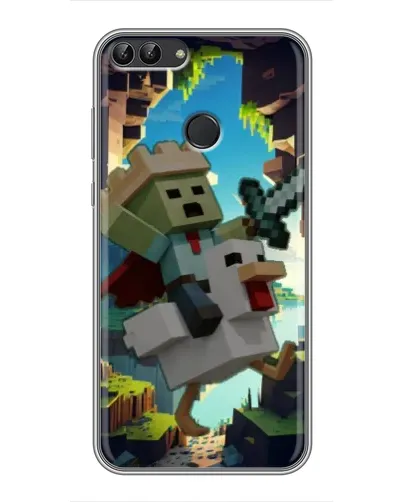 Чохол для Huawei P Smart (Enjoy 7s, FIG-LA1) з картинкою «Стів та гусь» Чохол для Huawei P Smart (Enjoy 7s, FIG-LA1) з картинкою «Стів та гусь»