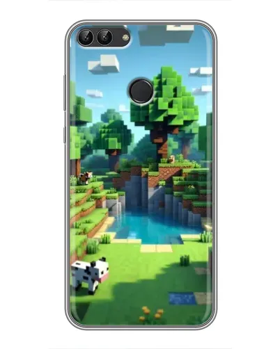 Чохол для Huawei P Smart (Enjoy 7s, FIG-LA1) з картинкою «Minecraft літній день» Чохол для Huawei P Smart (Enjoy 7s, FIG-LA1) з картинкою «Minecraft літній день»
