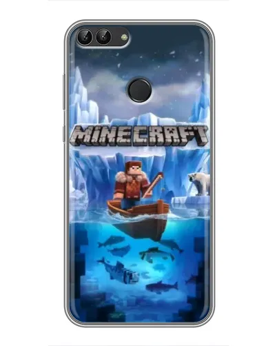 Чохол для Huawei P Smart (Enjoy 7s, FIG-LA1) з картинкою «Minecraft льодянийсвіт» Чохол для Huawei P Smart (Enjoy 7s, FIG-LA1) з картинкою «Minecraft льодянийсвіт»