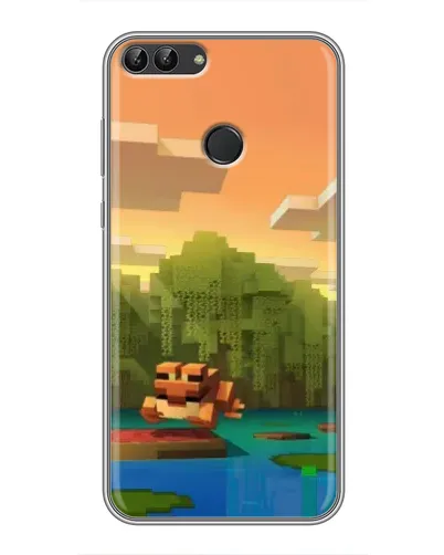 Чохол для Huawei P Smart (Enjoy 7s, FIG-LA1) з картинкою «Майнкрафт захід сонця» Чохол для Huawei P Smart (Enjoy 7s, FIG-LA1) з картинкою «Майнкрафт захід сонця»
