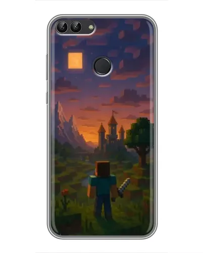 Чохол для Huawei P Smart (Enjoy 7s, FIG-LA1) з картинкою «Стів біля вежі» Чохол для Huawei P Smart (Enjoy 7s, FIG-LA1) з картинкою «Стів біля вежі»