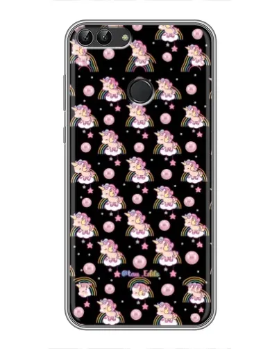 Чохол для Huawei P Smart (Enjoy 7s, FIG-LA1) з картинкою «Magic Unicorn паттерн»