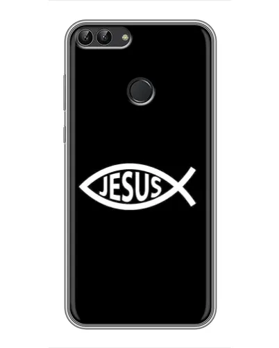Чехол для Huawei P Smart (Enjoy 7s, FIG-LA1) с картинкой «Классический Jesus»