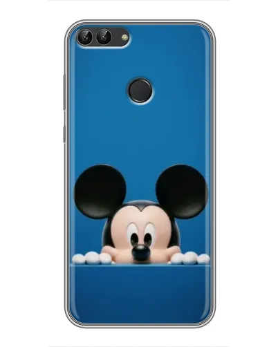 Чохол для Huawei P Smart (Enjoy 7s, FIG-LA1) з картинкою «Міккі виглядає»