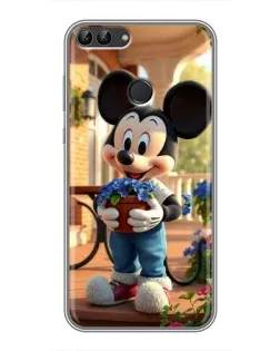 Чохол для Huawei P Smart (Enjoy 7s, FIG-LA1) з картинкою «Міккі садівник»