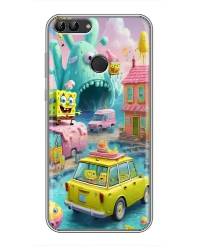 Чохол для Huawei P Smart (Enjoy 7s, FIG-LA1) з картинкою «Монстр-трак пригоди»