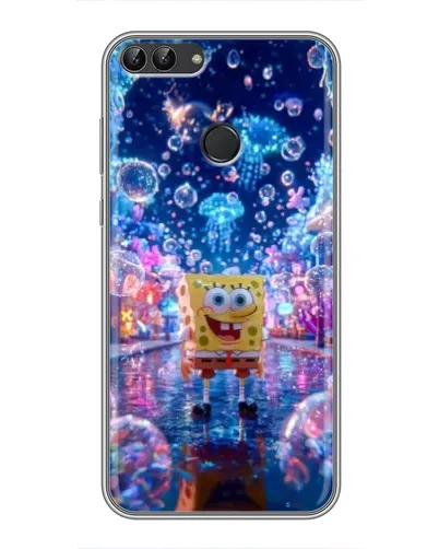 Чохол для Huawei P Smart (Enjoy 7s, FIG-LA1) з картинкою «Неоновий океан»