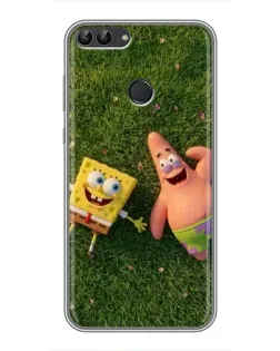Чехол для Huawei P Smart (Enjoy 7s, FIG-LA1) с картинкой «Друзья на лужайке» Чехол для Huawei P Smart (Enjoy 7s, FIG-LA1) с картинкой «Друзья на лужайке»