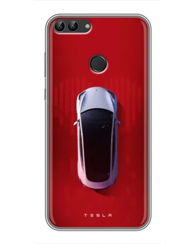 Чохол для Huawei P Smart (Enjoy 7s, FIG-LA1) з картинкою «Tesla Top View» Чохол для Huawei P Smart (Enjoy 7s, FIG-LA1) з картинкою «Tesla Top View»