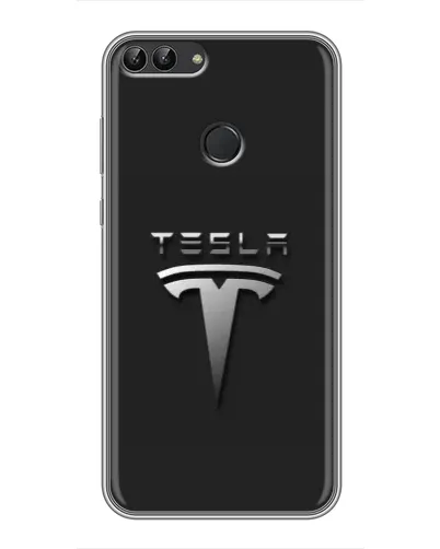 Чохол для Huawei P Smart (Enjoy 7s, FIG-LA1) з картинкою «Сталевий логотип Tesla» Чохол для Huawei P Smart (Enjoy 7s, FIG-LA1) з картинкою «Сталевий логотип Tesla»