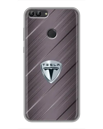 Чохол для Huawei P Smart (Enjoy 7s, FIG-LA1) з картинкою «Металева текстура Tesla» Чохол для Huawei P Smart (Enjoy 7s, FIG-LA1) з картинкою «Металева текстура Tesla»