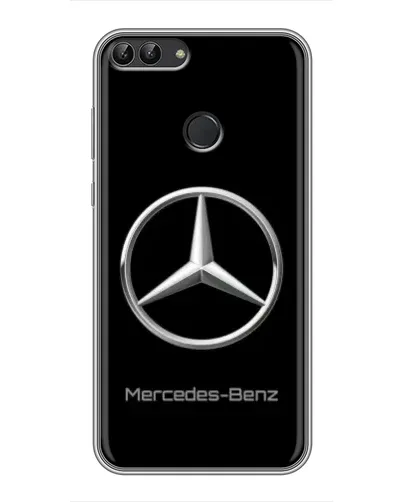 Чехол для Huawei P Smart (Enjoy 7s, FIG-LA1) с картинкой «Mercedes Silver Logo»