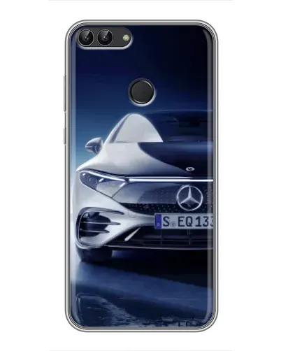 Чехол для Huawei P Smart (Enjoy 7s, FIG-LA1) с картинкой «Mercedes EQ — будущее»