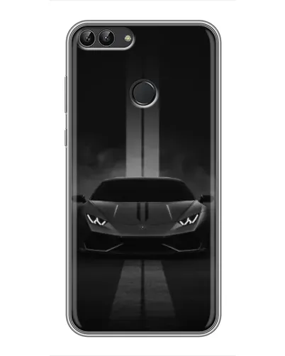 Чохол для Huawei P Smart (Enjoy 7s, FIG-LA1) з картинкою «Lamborghini симетрія доріг»