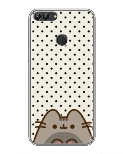 Чохол для Huawei P Smart (Enjoy 7s, FIG-LA1) з картинкою «Пушин у цяточку»