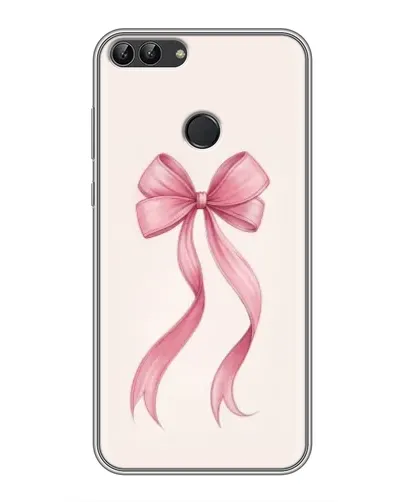 Чехол для Huawei P Smart (Enjoy 7s, FIG-LA1) с картинкой «Розовый бант»
