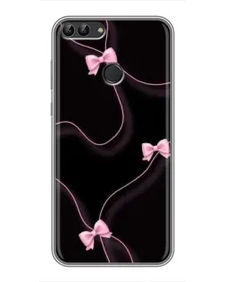 Чехол для Huawei P Smart (Enjoy 7s, FIG-LA1) с картинкой «Розовые ленты»